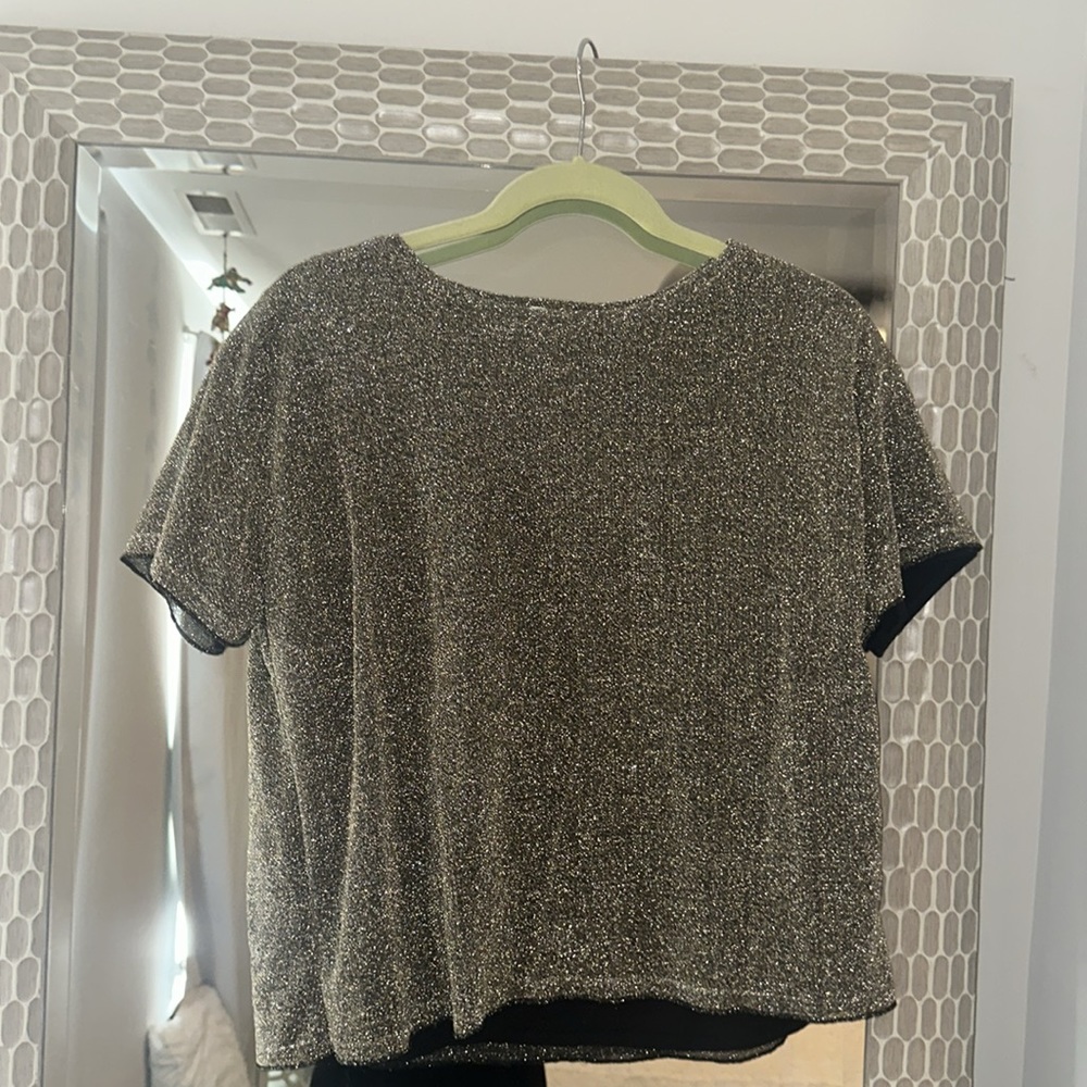 Drifter Sparkly gold top